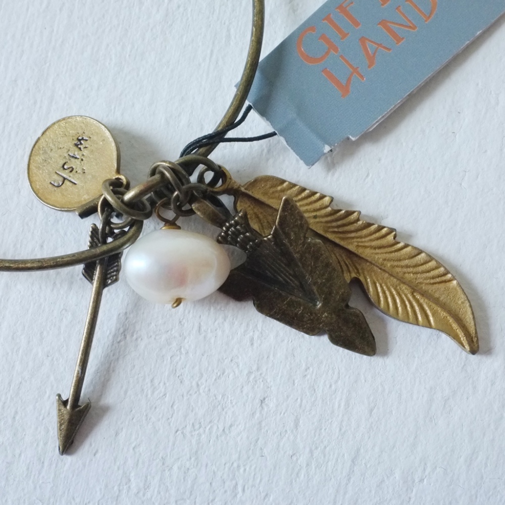 artisan made arrow bracelet NWT | feather bracelet